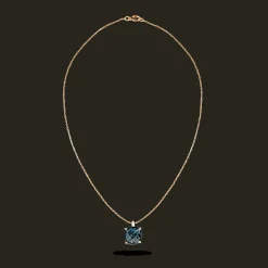 ketting Poppy Blue Topaas